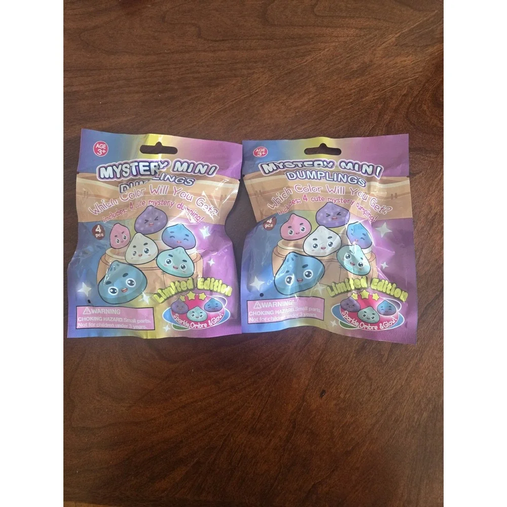 Mini Mystery Dumpling 4 pack NEW! 2 Limited Edition Sealed Bags
